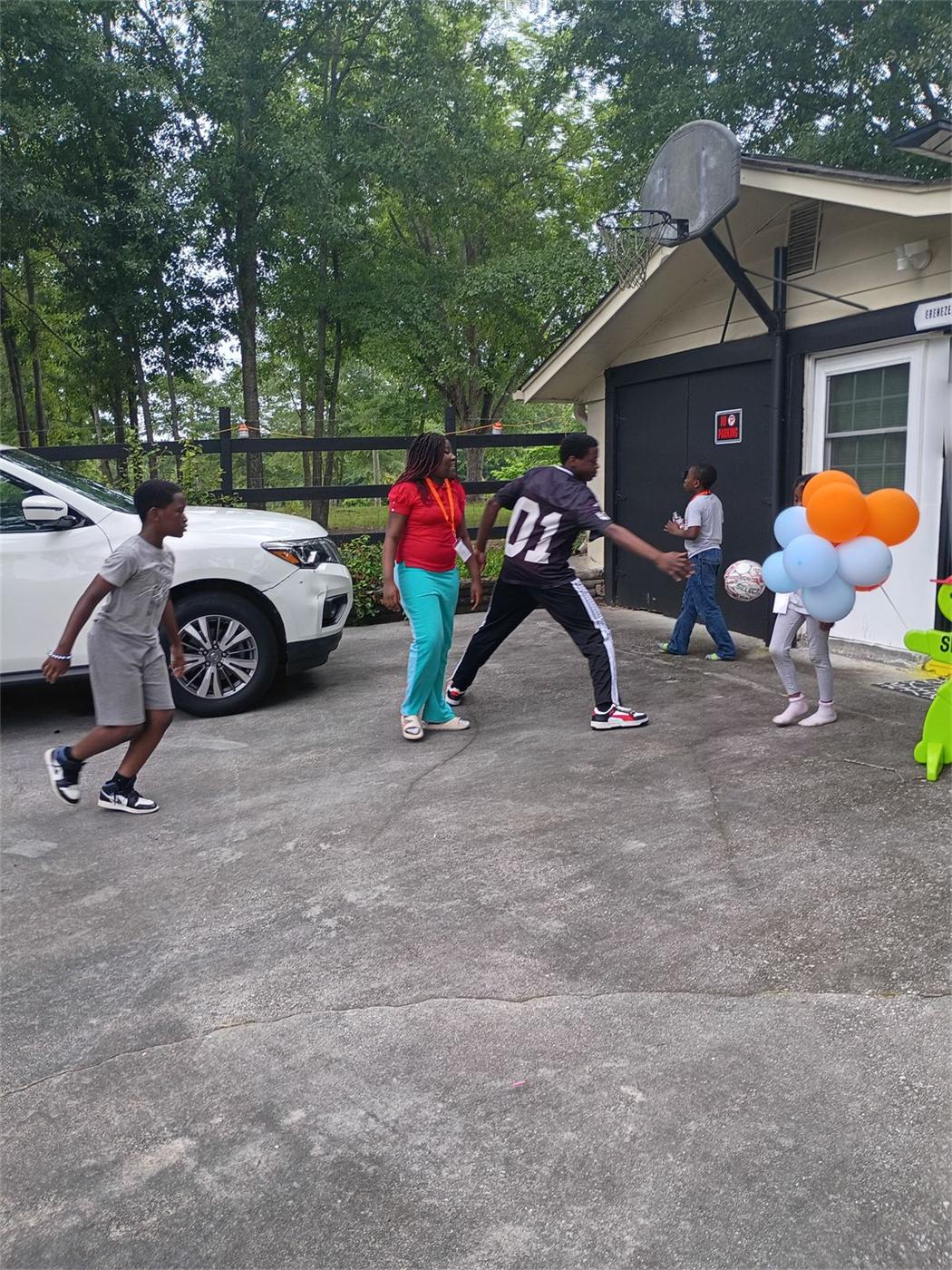 Founders taking a break together during the program